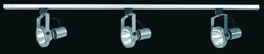 F2958-51 - Brushed Nickel/Black 3 Lt. Track Light - Sunset Lighting - IN STOCK LIGHTING - Track Lighting