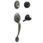 F392PLY716 - Aged Bronze Plymouth Dummy Handleset - Schlage - IN STOCK LIGHTING - Door Hardware