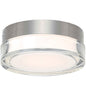Modern Forms FM-W44806-30-SS Pi LED 6 inch Flush Mount, Stainless Steel