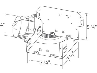 Delta Electronics ITG80 BreezIntegrity  80 CFM Single Speed