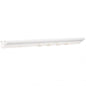 Hardware Resources LP24QD8NDWWT30 24-1/2" Lighted Power Strip, White