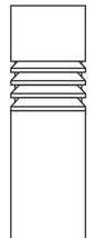 OWK-3 8S42 COG 20 3 4K UNV - OceanWalk Square Bollard