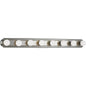 P3040-09 - 8 Light 60W(M) Brushed Nickel Bath Vanity Wall Light