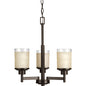 P4458-20 - Antique Bronze 3Lt Alexa Chandelier