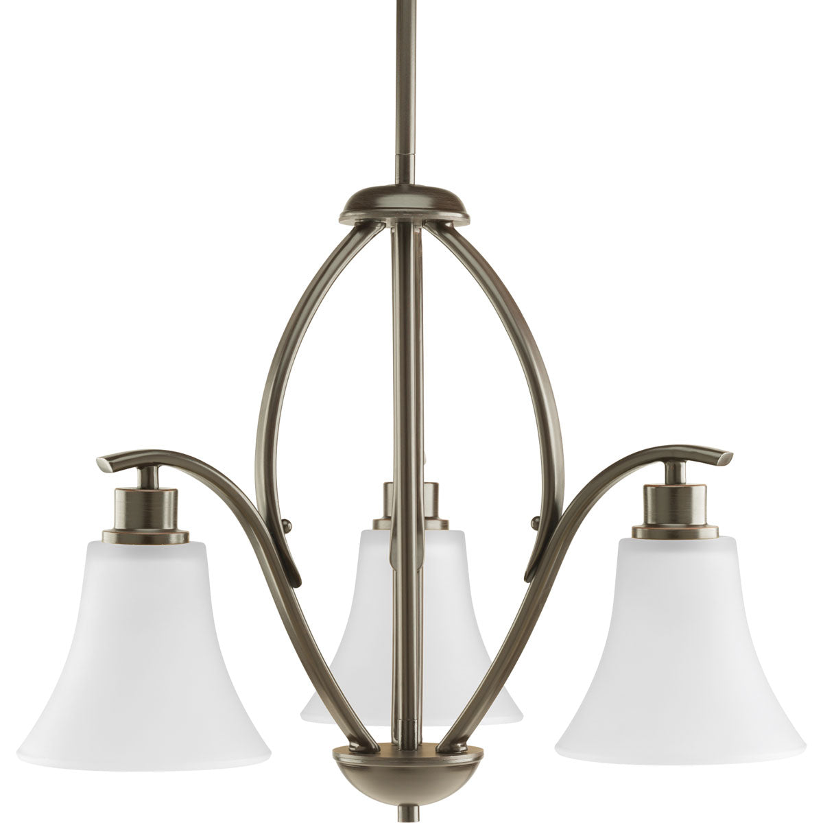 P4489-20W - Antique Bronze 3Lt Joy Chandelier