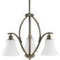 P4489-20W - Antique Bronze 3Lt Joy Chandelier