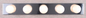 Volume Lighting V1025-3 5-Light Bath Bracket