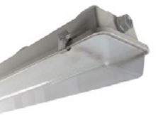 Divine Lighting DL-VAPEC-WH-232ER 4' Two Light Vapor Tight Fixture