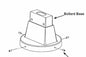 BOL BASE - Bronze Bollard Base