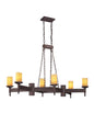 F2586 - Weathered Rust 6 Lt. Academy Island Light - Troy Lighting - IN STOCK LIGHTING - Island Lights