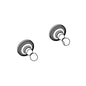 Pamex BC7DB-13800 Ventura 3/4" Round Bar Mounting Posts, Dark Bronze
