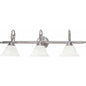 V1583-33 - 3LT 100W VANITY BRUSHED NICKEL