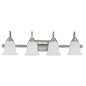 1794MN-223 - Matte Nickel 4 Light Vanity Fixture