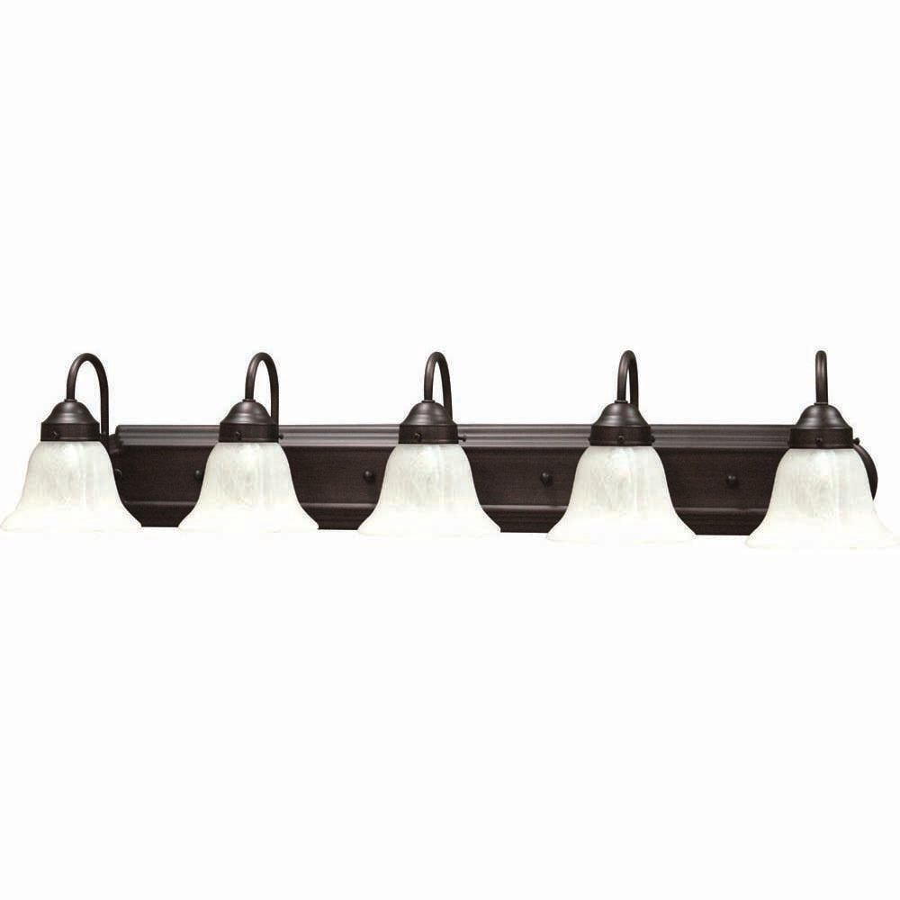 V1345-79 - 5 Light 100W Antique Bronze Vanity